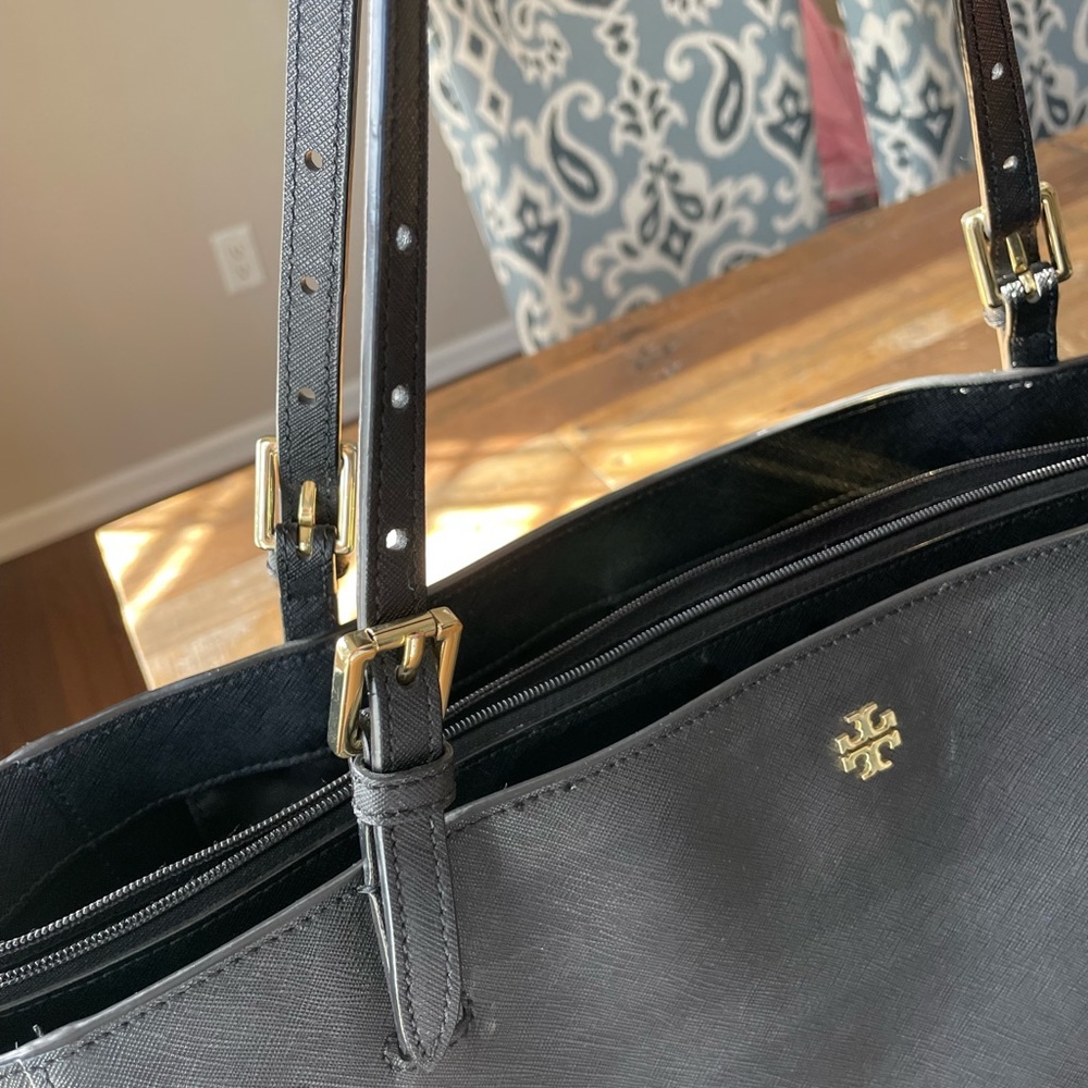 Black Tory Burch large Tote
